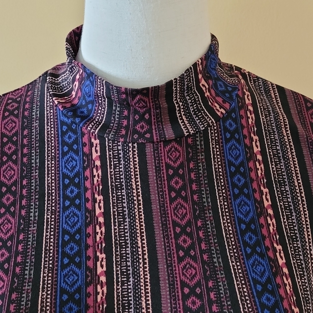 BCBGeneration Mock Neck Long Sleeve Mini Dress Sz XS - Picture 4 of 10
